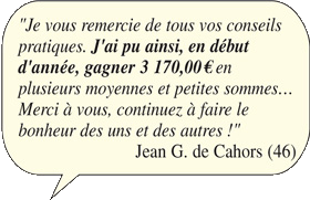 Extrait de témoignage